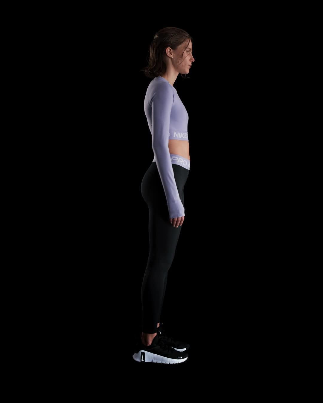 Nike Pro Women's Dri-FIT Cropped Long-Sleeve Top Product Image