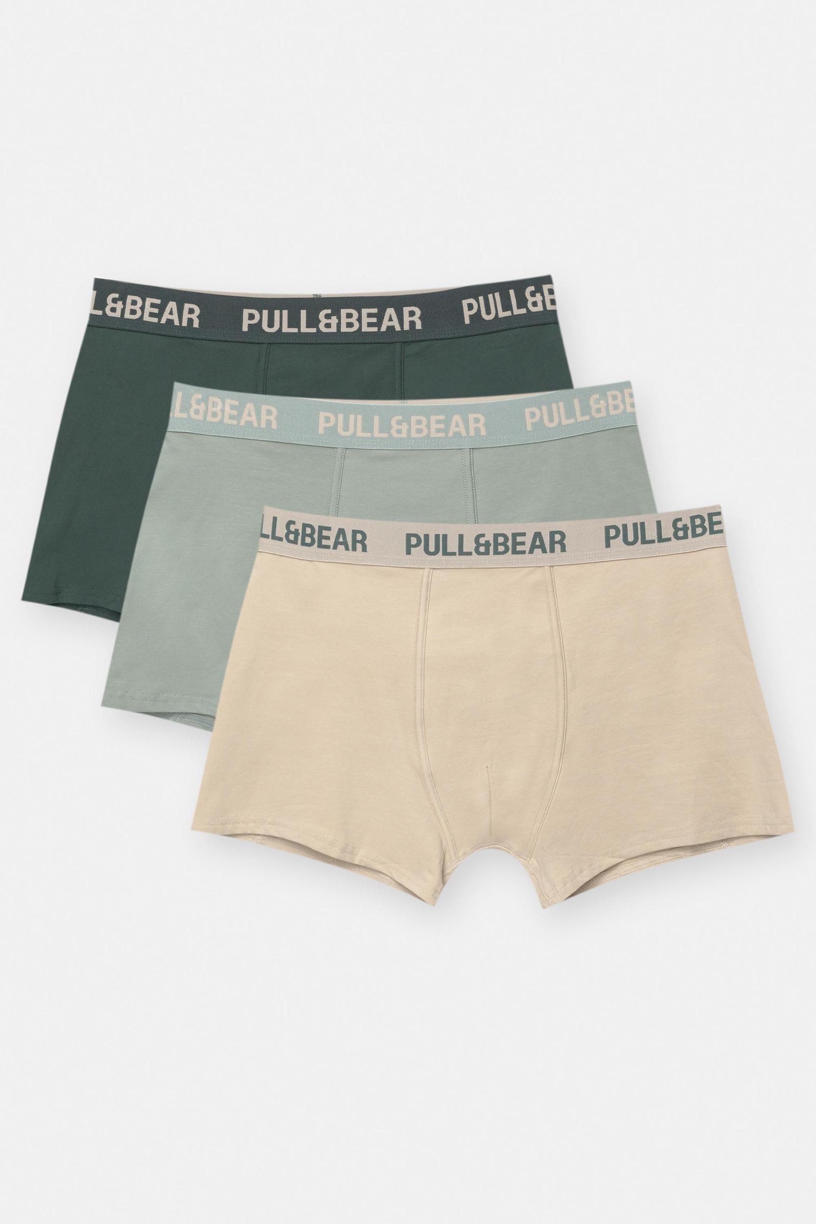 Pack of 3 Pull&Bear logo boxers Product Image