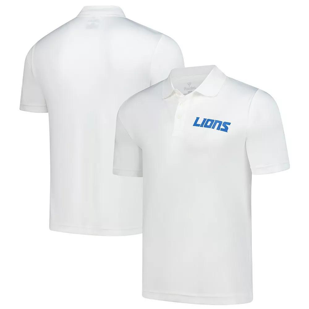 Men's Fanatics  White Detroit Lions Polo, Size: XXL Product Image