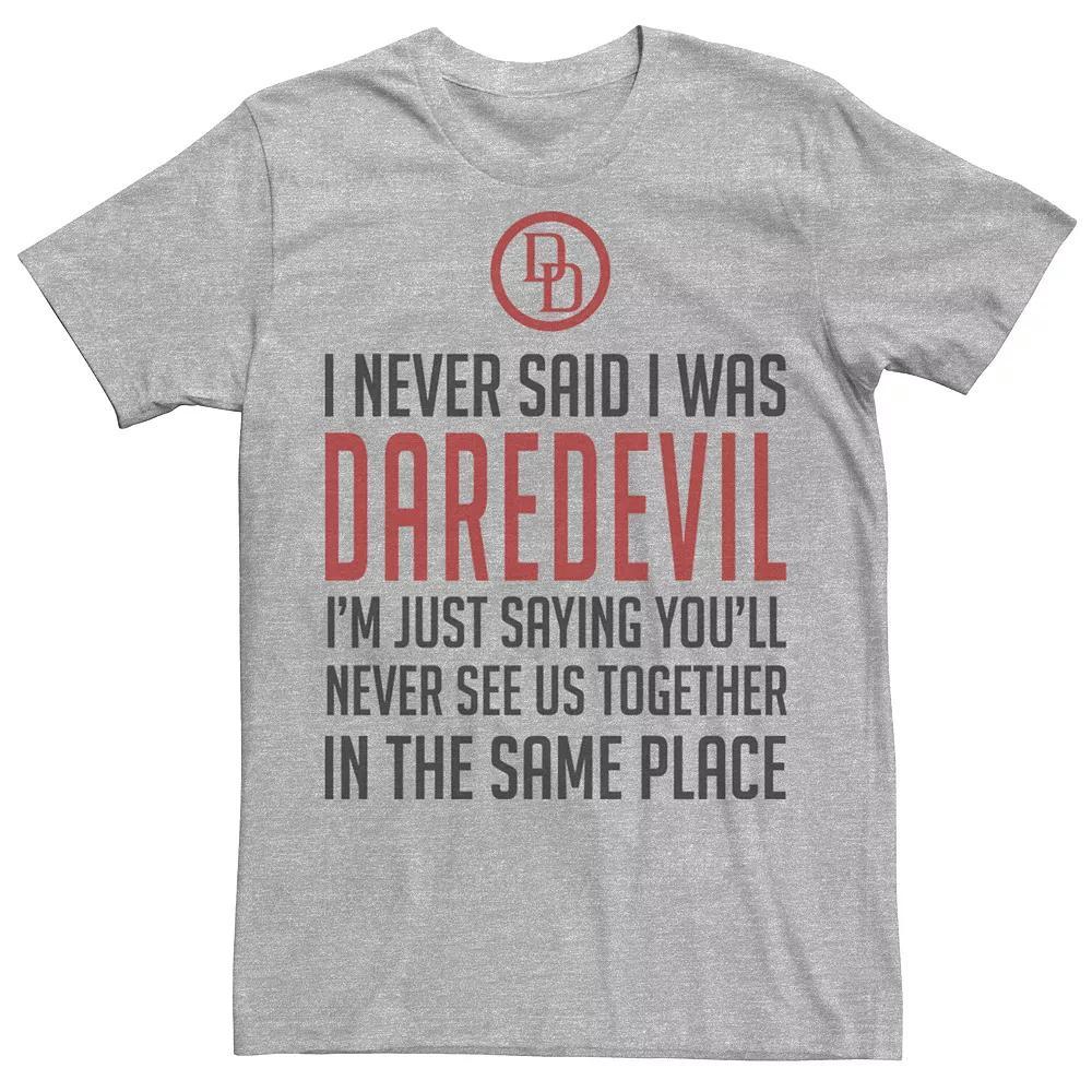 Men's Daredevil Tee, Size: Small, Athletic Grey Product Image