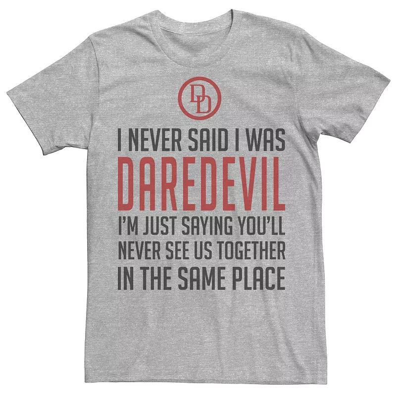 Men's Daredevil Tee, Size: Small, Athletic Grey Product Image