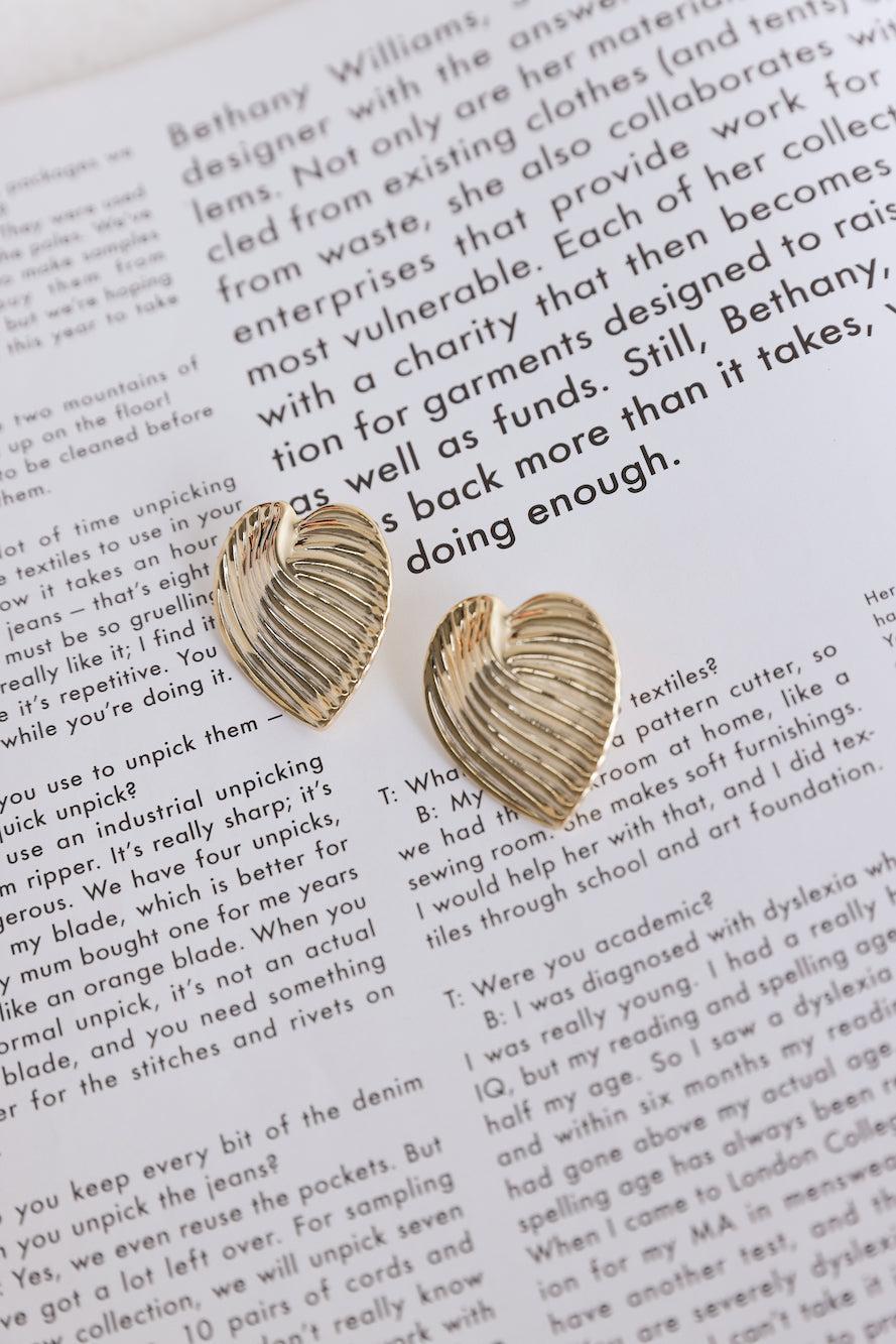 18k Gold Plated Autumn Earrings Gold Product Image