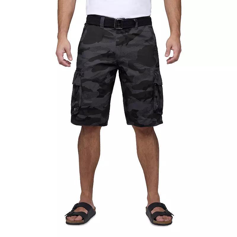 Men's RAW X by Xray Regular-Fit Belted Cargo Shorts, Size: 30, Green Product Image