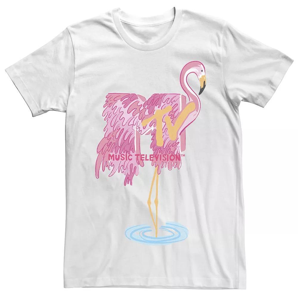 Men's MTV Fresh Flamingo Tee, Size: 3XL, White Product Image