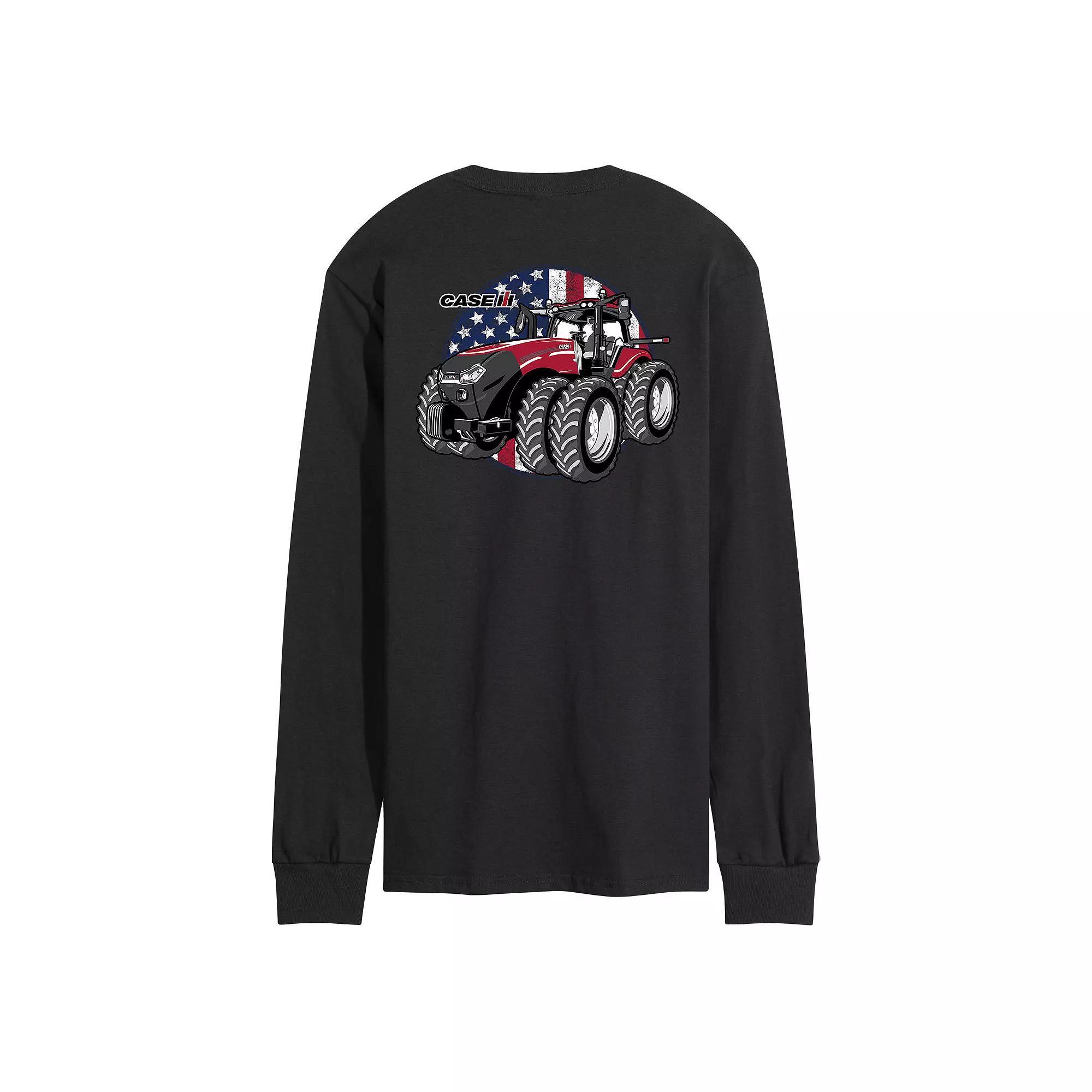 Mens Case IH Magnum With Flag Long Sleeve Tee Product Image