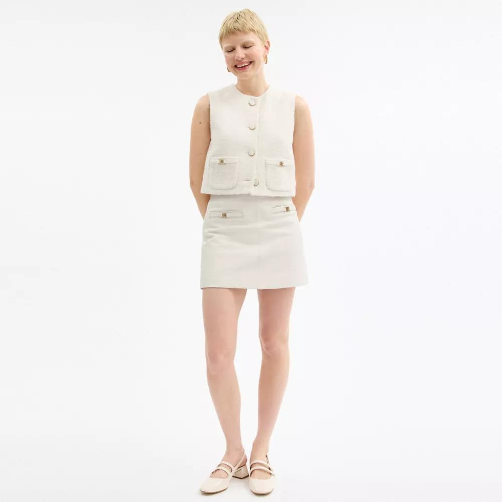 Heritage C Leather Skirt Product Image