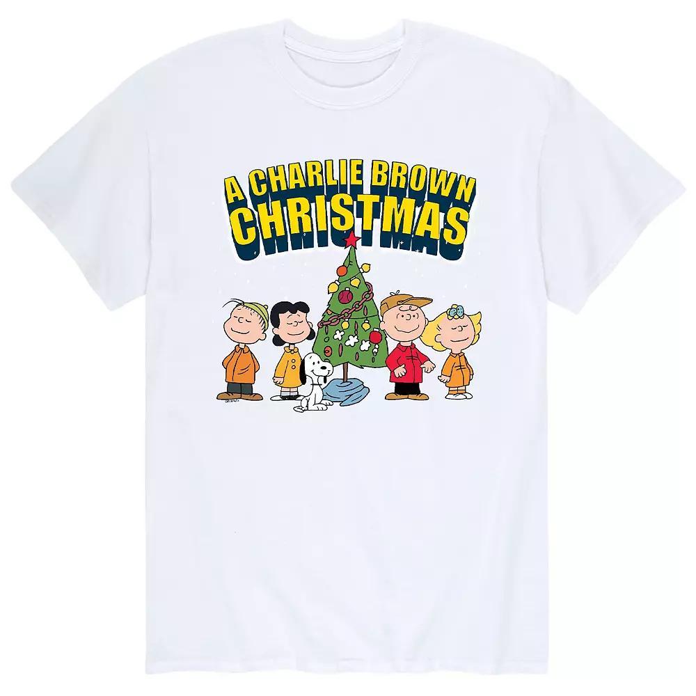 Men's Peanuts Christmas Special Tee, Size: Medium, White Product Image