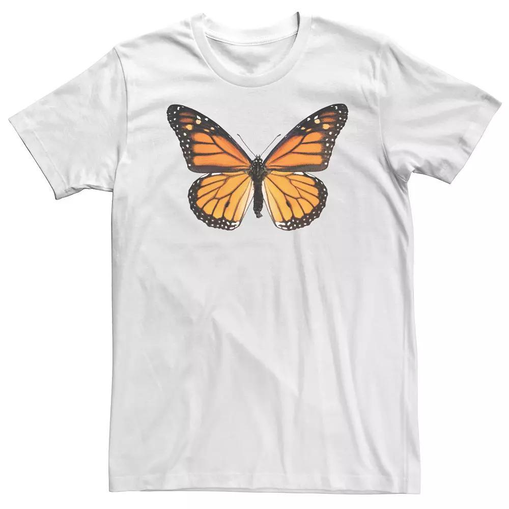 Big & Tall Butterfly Portrait Tee, Men's, Size: 3XL, White Product Image