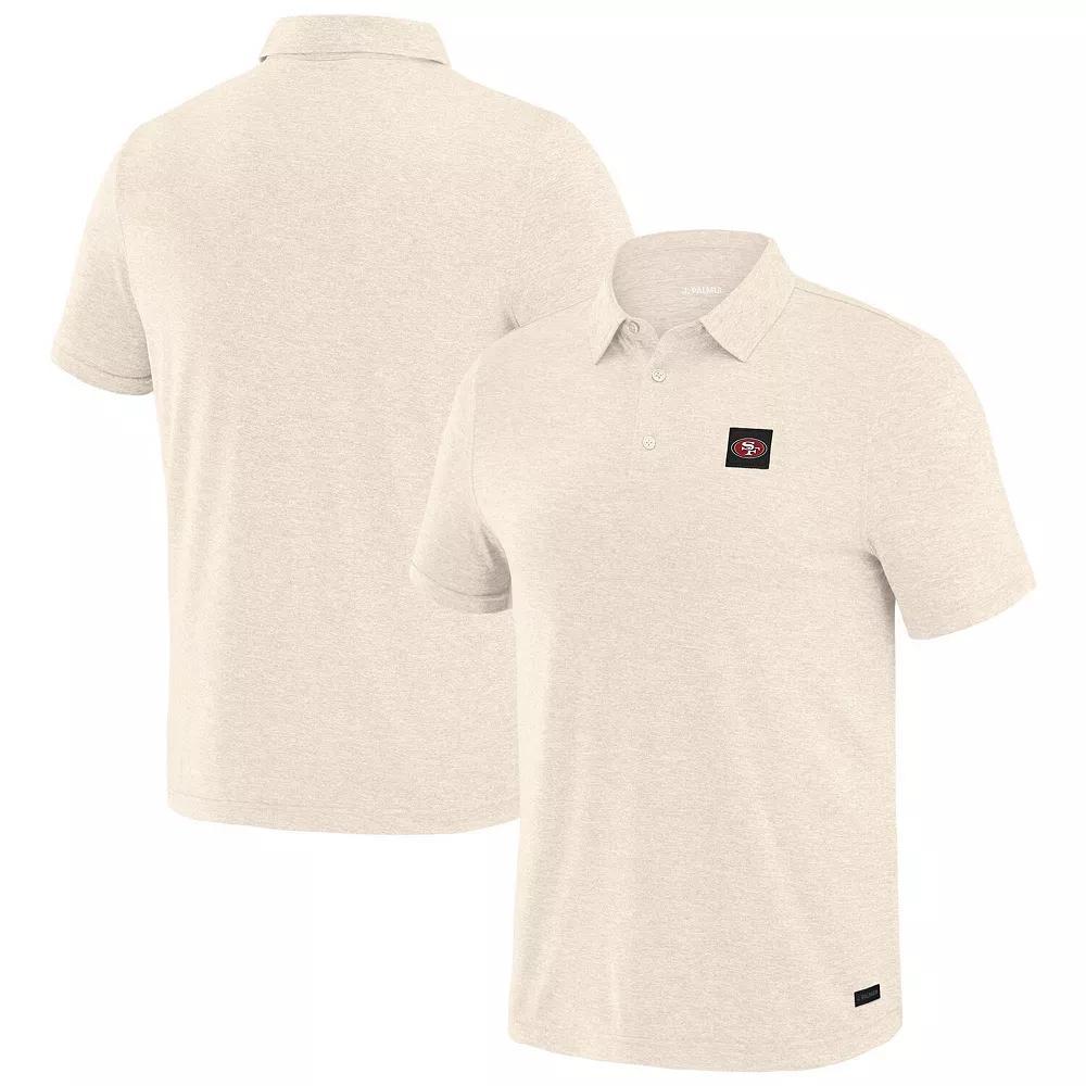 Men's J. Palmer White San Francisco 49ers Four Down Polo, Size: XXL Product Image