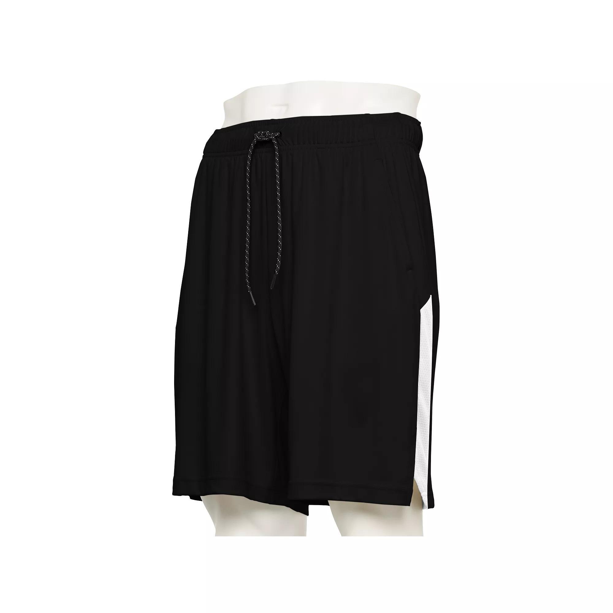 Men's Tek Gear® Adaptive 9 in. Dry Tek Shorts, Size: Medium, Mineral Black Product Image