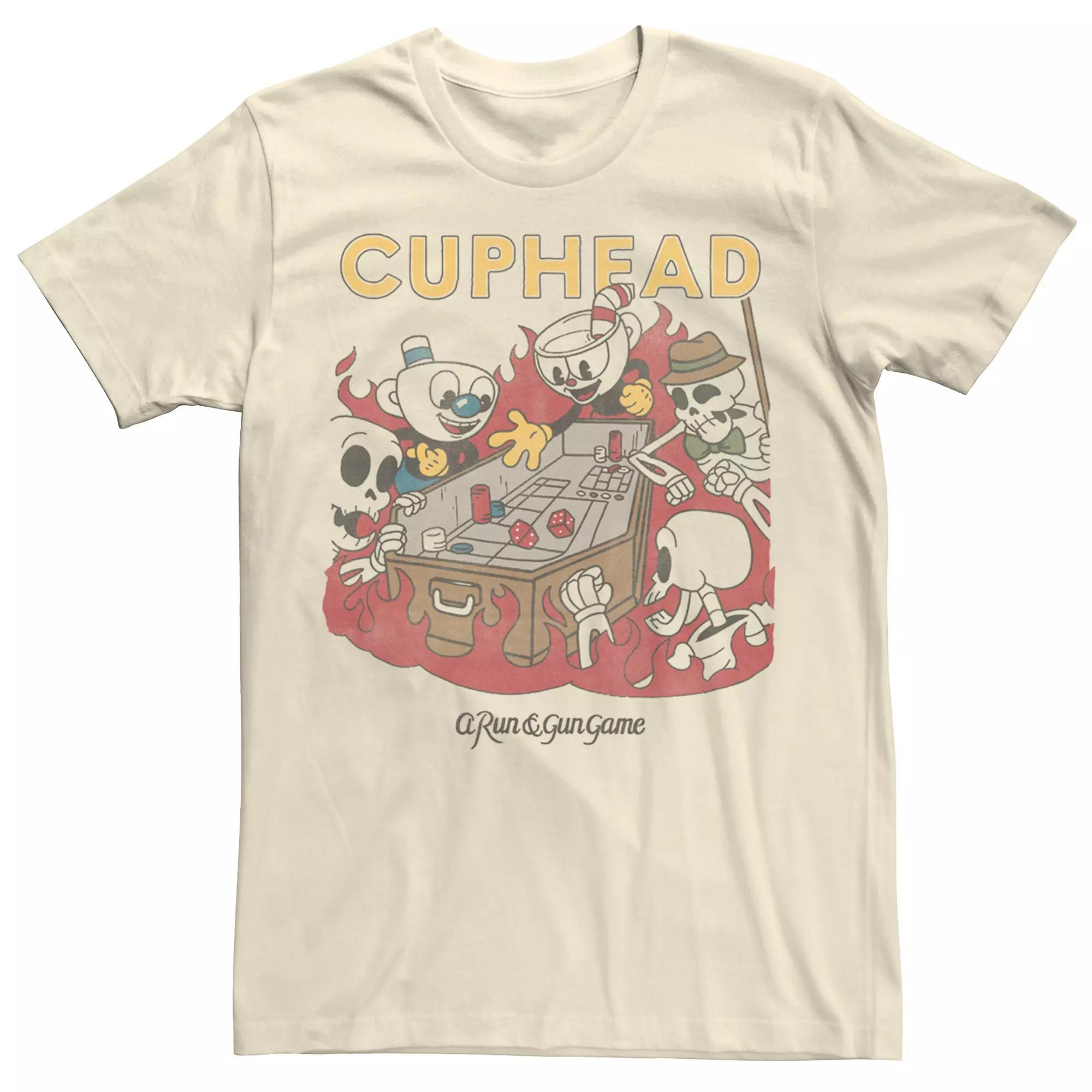 Men's Cuphead Craps Tee, Size: Medium, Natural Product Image