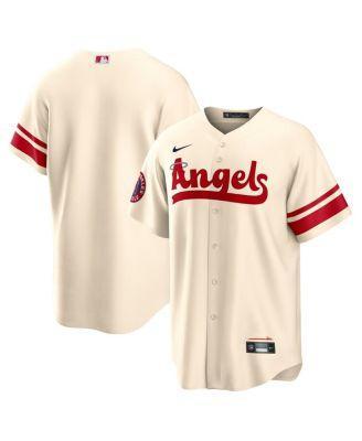 Men's Nike Cream Los Angeles Angels 2022 City Connect Replica Team Jersey, Size: 4XL, Beige Product Image