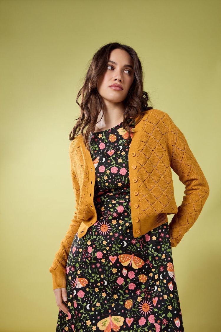 Folk Art Midi Dress Product Image