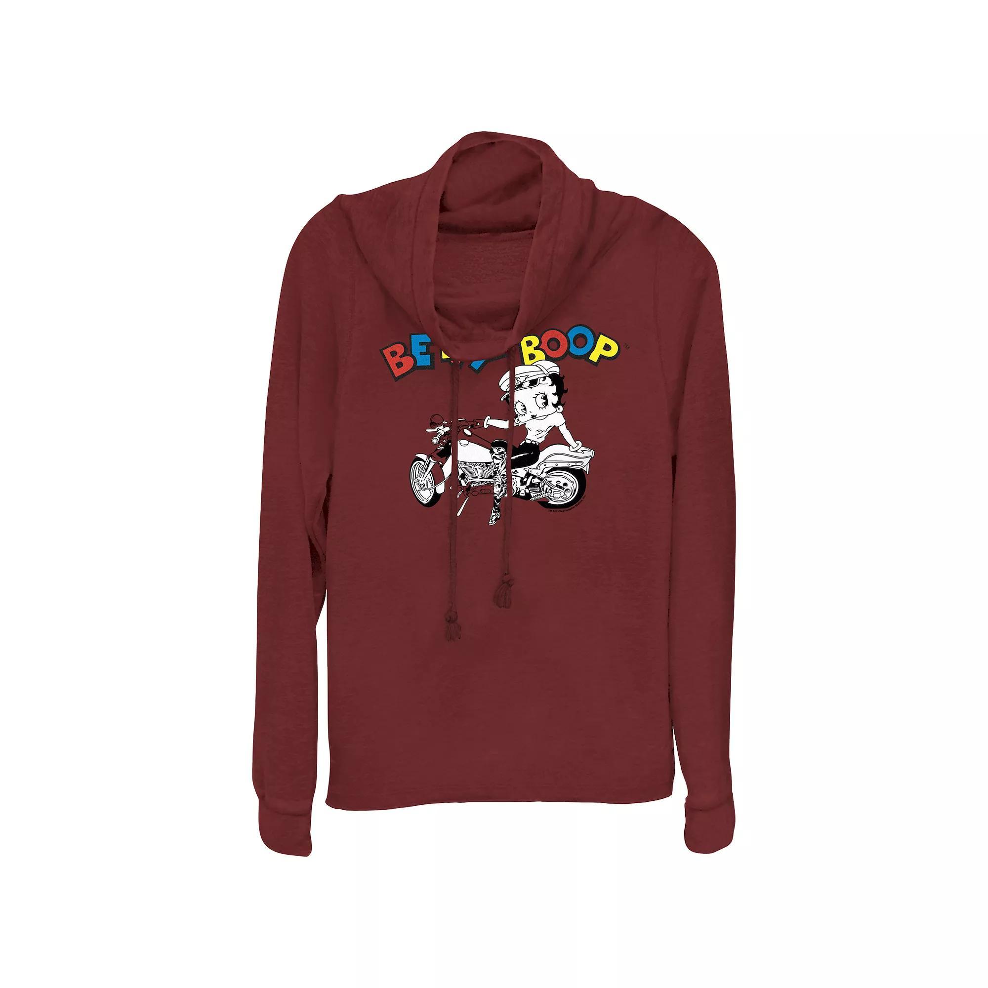Disney's Peter Pan Juniors' The Lost Boys 1953 Cowlneck Graphic Lightweight Long Sleeve, Girl's, Size: XS, Blue Product Image