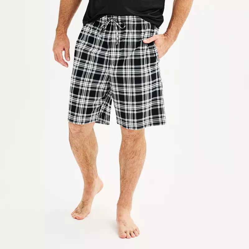 Mens Sonoma Goods For Life Knit Pajama Shorts Dark Silver Product Image