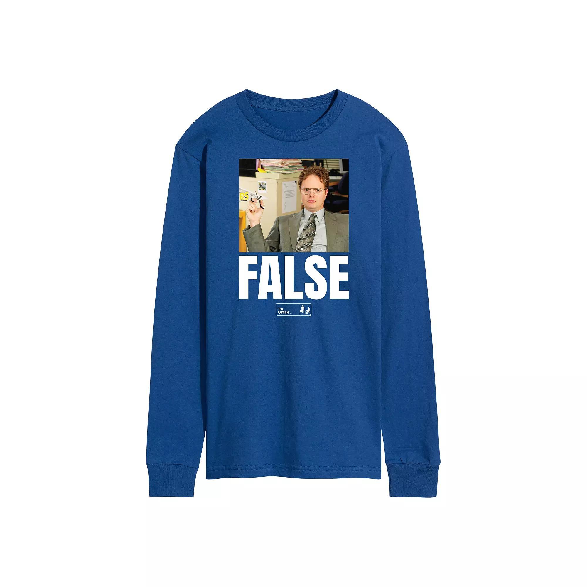 Mens The Office Dwight False Long Sleeve Tee Product Image