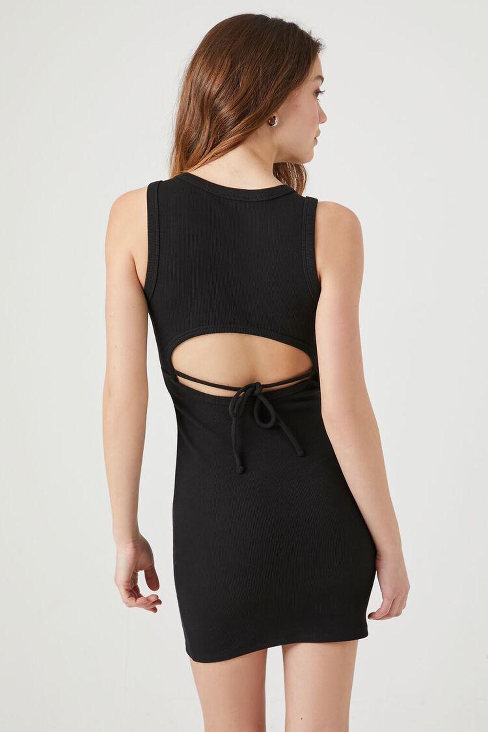 Ribbed Knit Cutout Mini Dress | Forever 21 Product Image