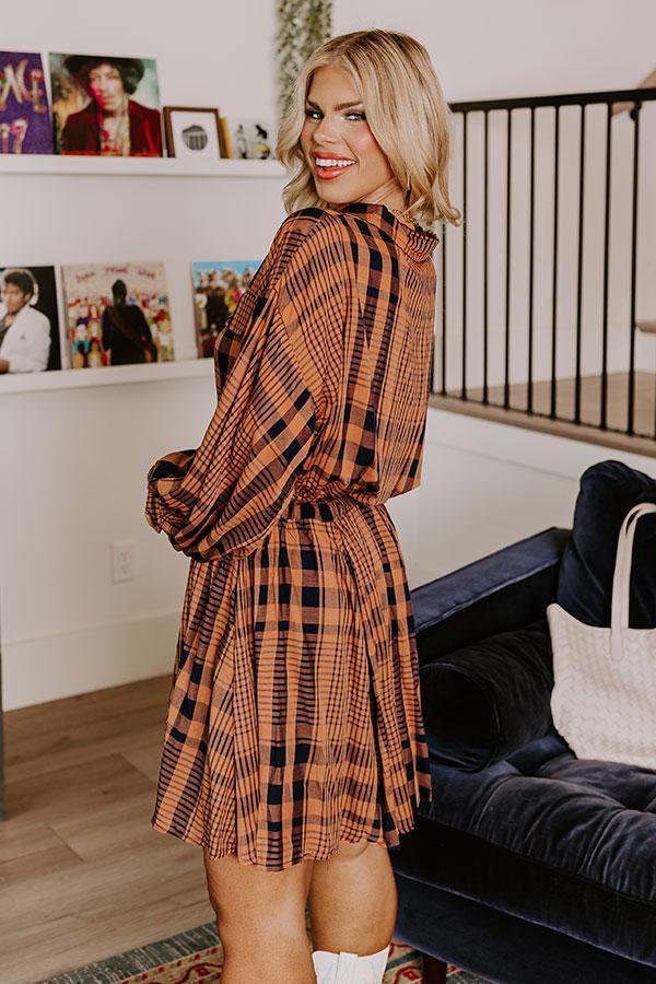Seasonal Shift Plaid Dress Curves Product Image