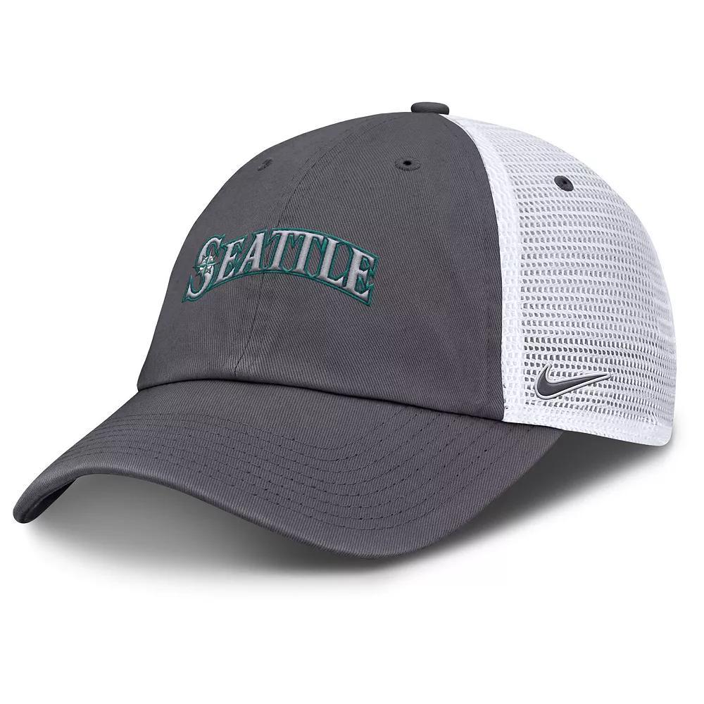 Men's Nike Gray San Diego Padres Adjustable Trucker Hat, Size: Medium/Large, Grey Product Image