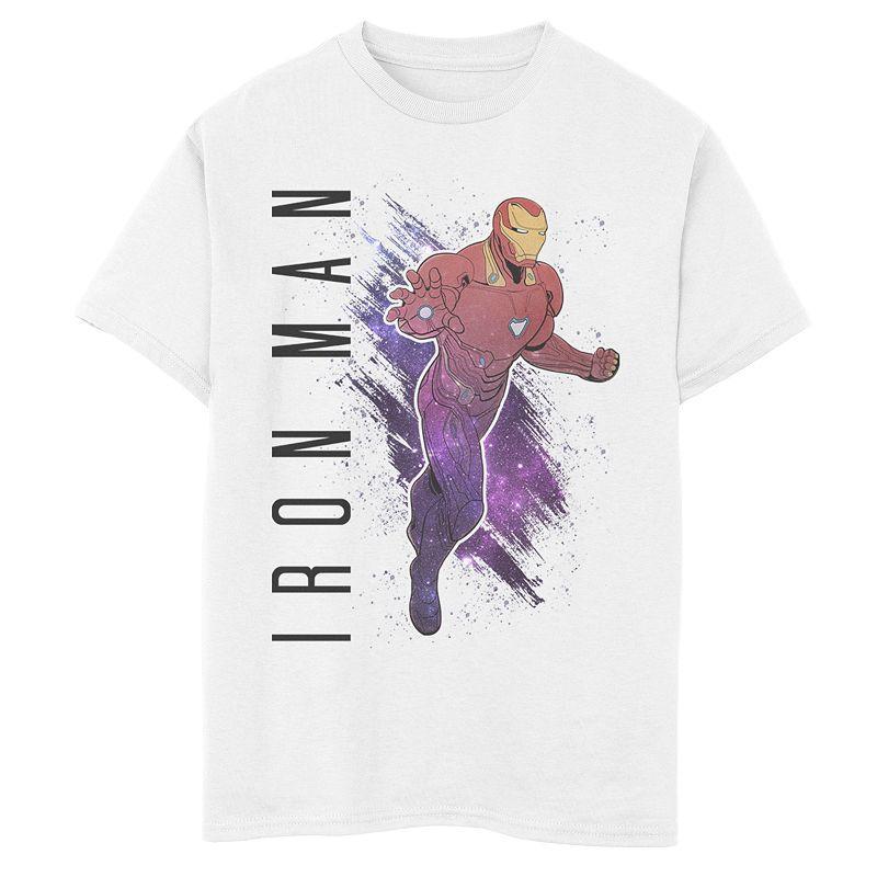 Boys 8-20 Marvel Avengers Endgame Iron Man Galaxy Painted Graphic Tee, Boys Product Image