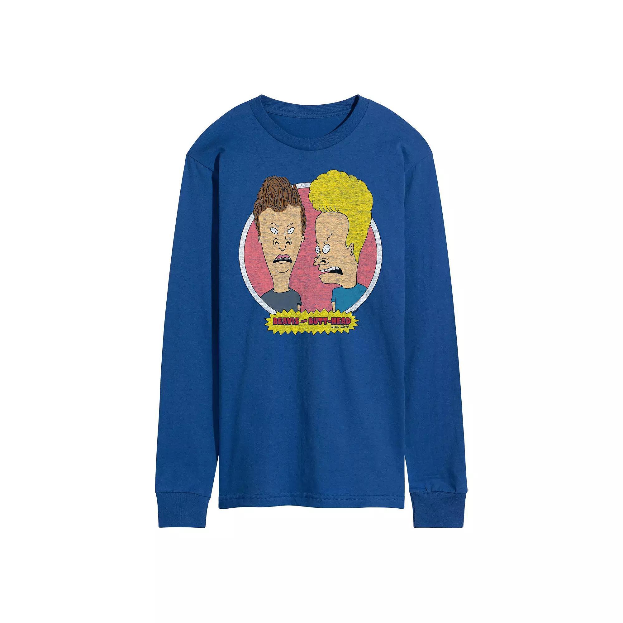 Mens Beavis And Butthead 30th Long Sleeve Tee Product Image