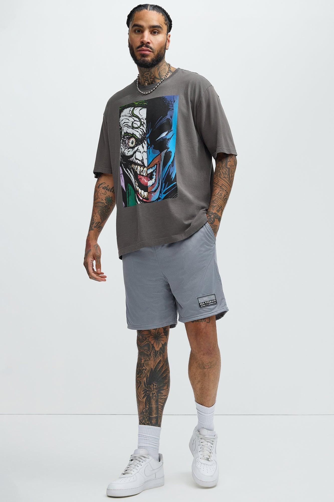 Catch Me Mesh Shorts - Grey Product Image