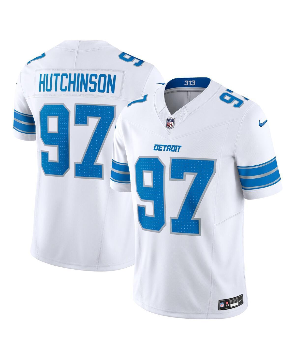 Men's Nike Aidan Hutchinson White Detroit Lions Vapor F.U.S.E. Limited Jersey, Size: Medium Product Image