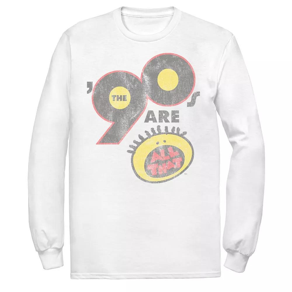 Men's Nickelodeon All That The Nineties Tee, Size: XXL, White Product Image