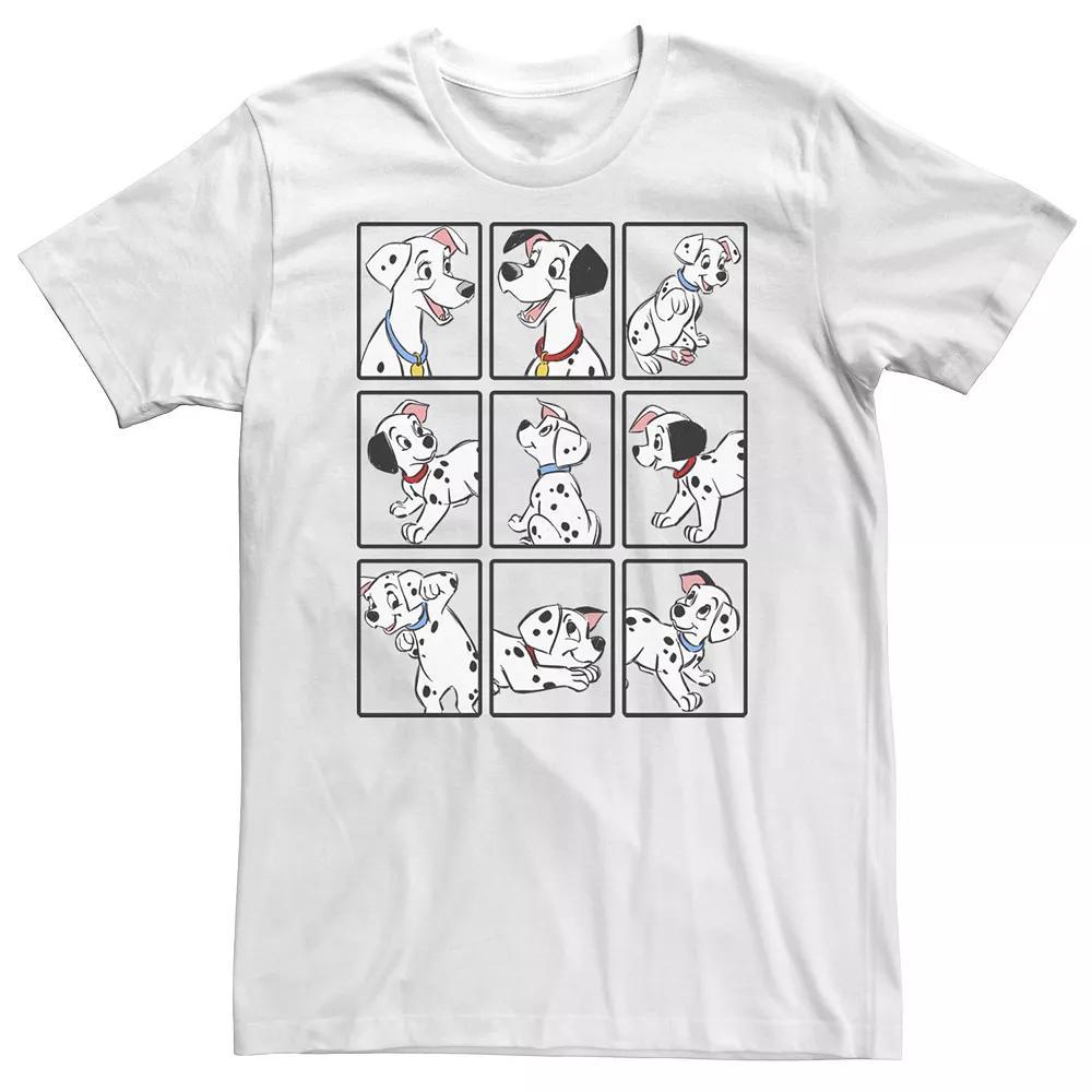Big & Tall Disney 101 Dalmatians Family Photo Box Up Tee, Men's, Size: 4XL, White Product Image