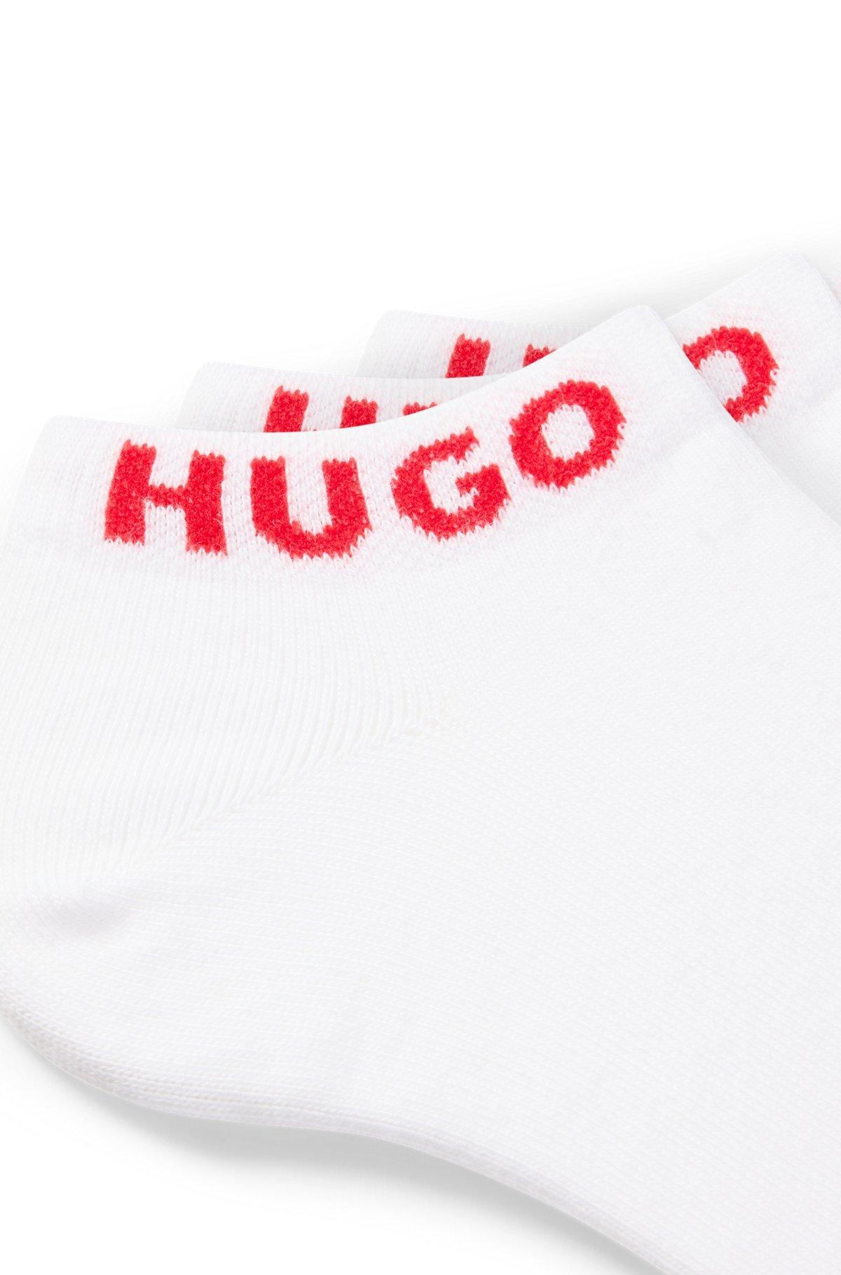 Three-pack of ankle socks with logo cuffs Product Image