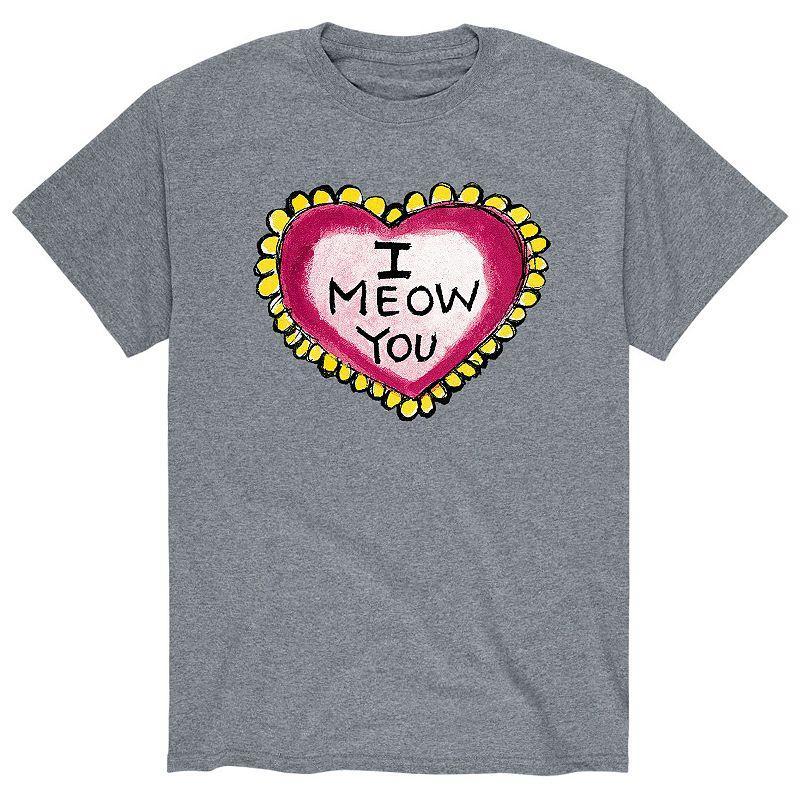 Mens Pete The Cat I Meow You Tee Product Image