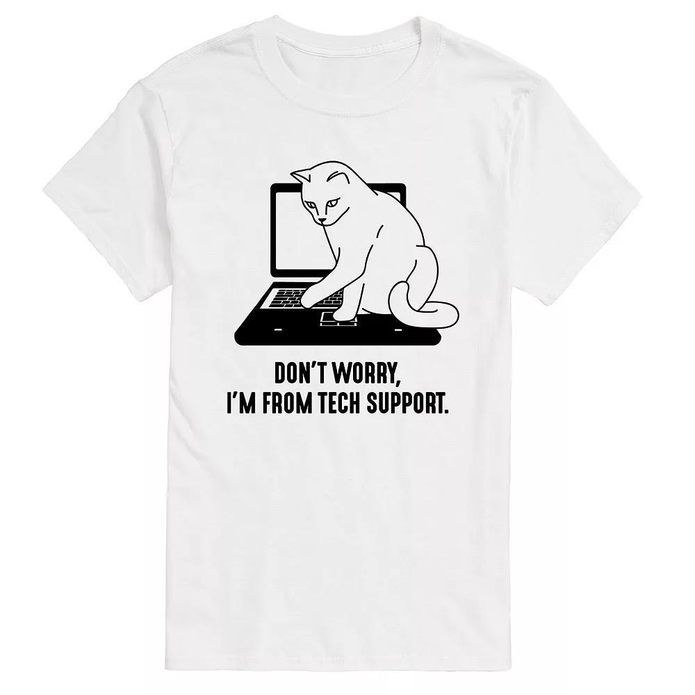 Big & Tall Im From Tech Support Tee, Mens Product Image