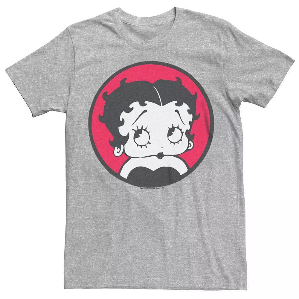 Men's Betty Boop Looking Tee, Size: XS, Athletic Grey Product Image