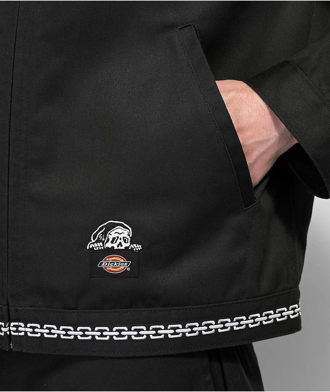 Dickies x Lurking Class by Sketchy Tank Eisenhower Black Work Jacket Product Image