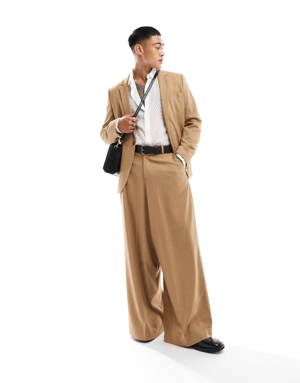 ASOS DESIGN extreme wide suit pants Product Image