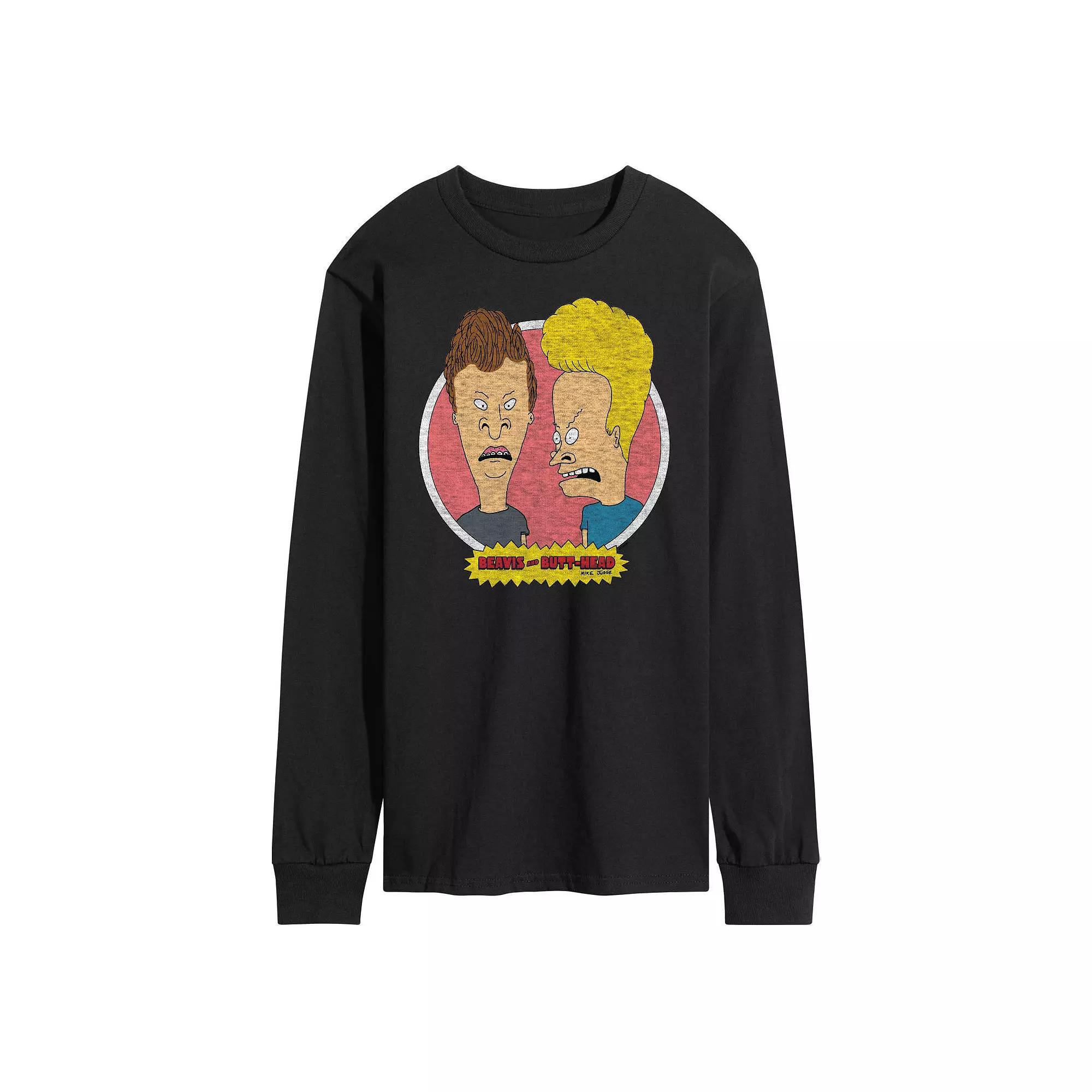 Mens Beavis And Butthead 30th Long Sleeve Tee Product Image
