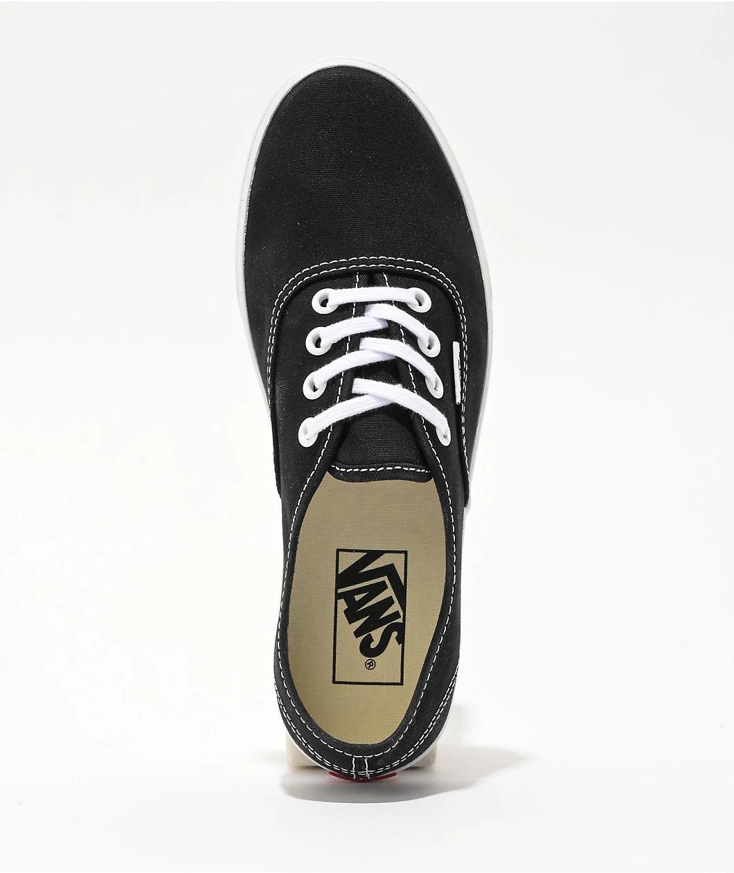Vans Authentic Lowpro White Skate Shoes Product Image