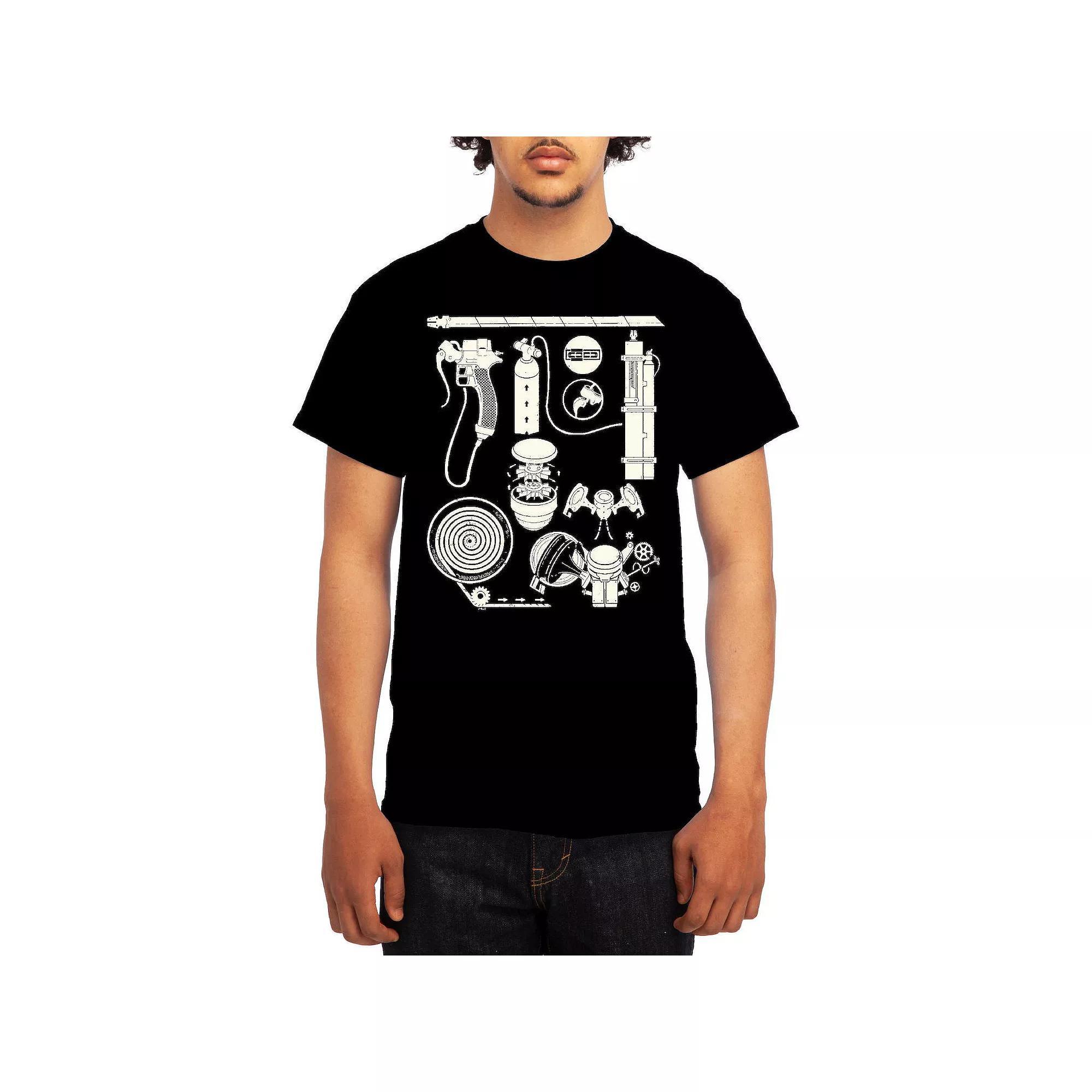 Men's Attack on Titan Ornate Collage Graphic Tee, Boy's, Size: Small, Grey Product Image