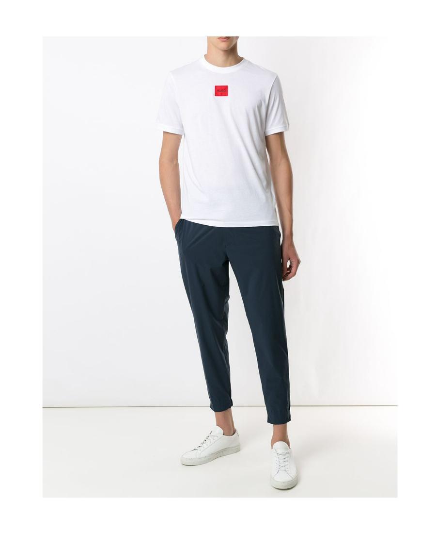 HUGO BOSS Logo Patch T-shirt In White Product Image