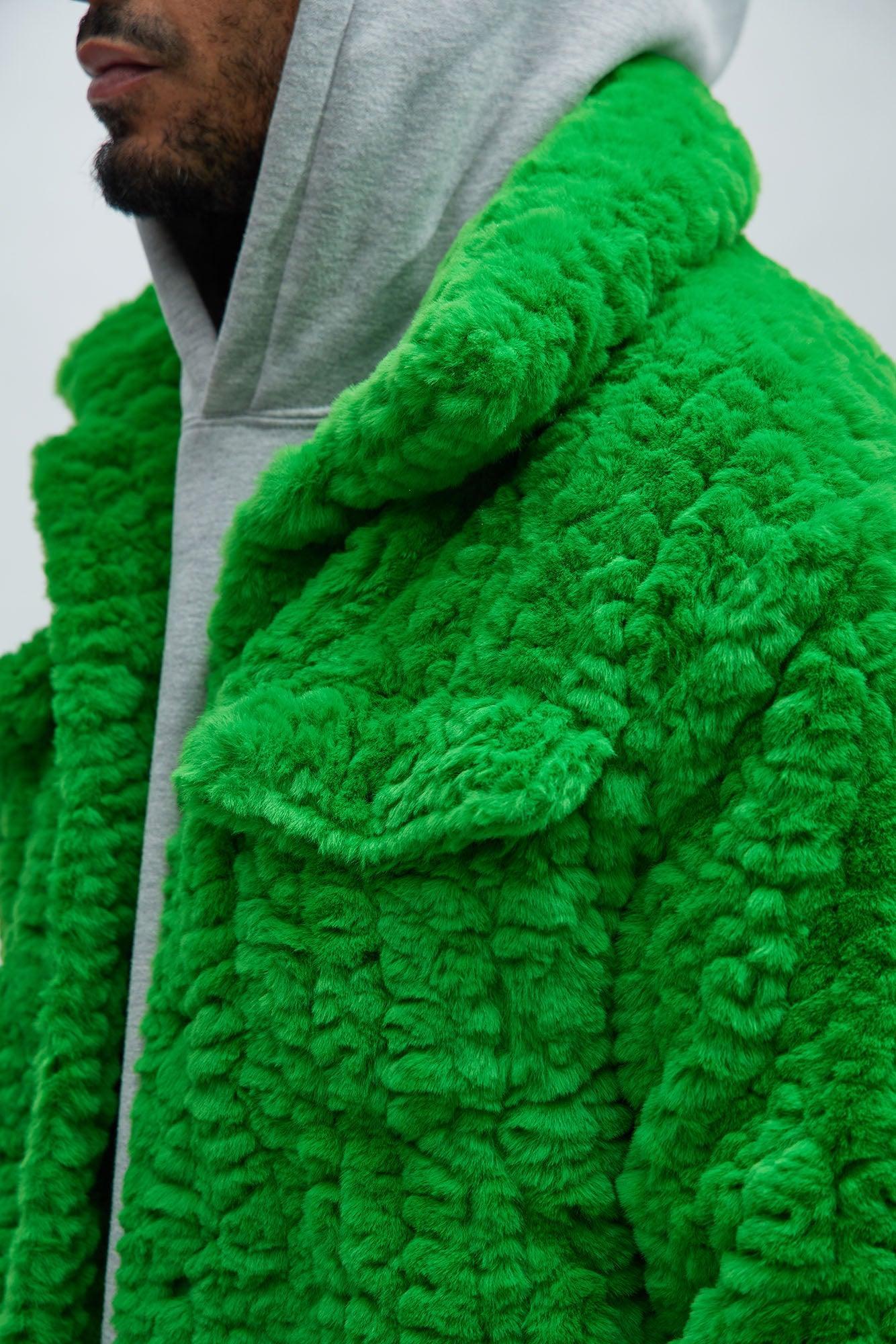 Francis Fur Jacket - Green Product Image
