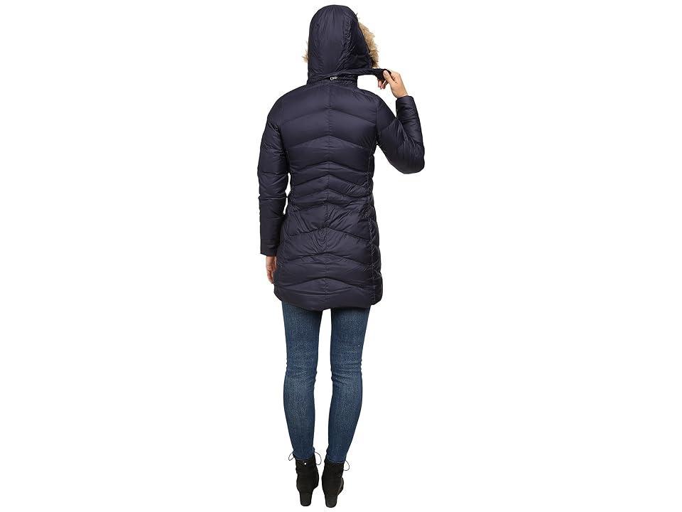 Women's Marmot Montreal Faux Fur Trimmed Removable Hood Down Parka, Size: XL, Black Product Image