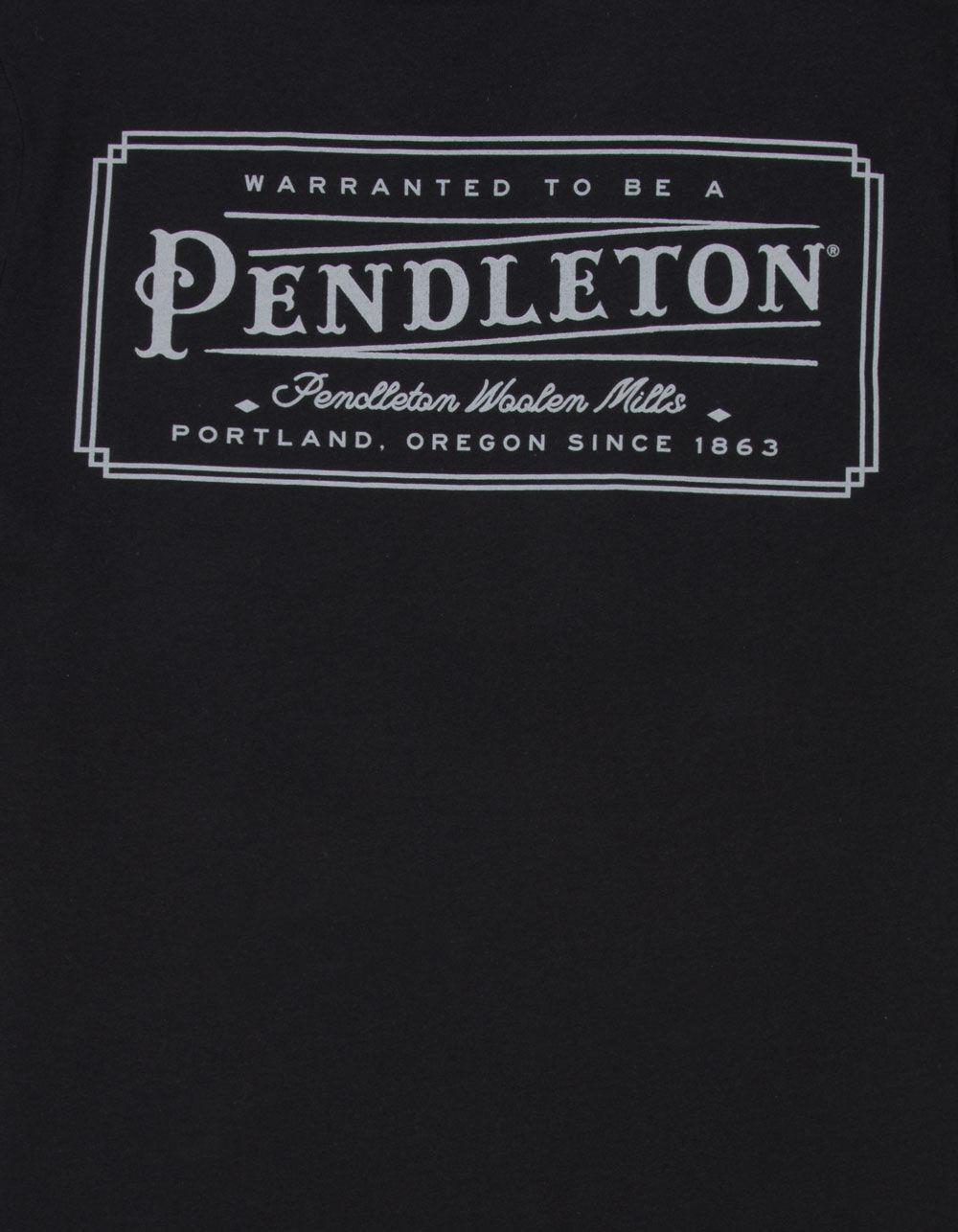 PENDLETON Vintage Logo Mens Tee - BLACK Product Image