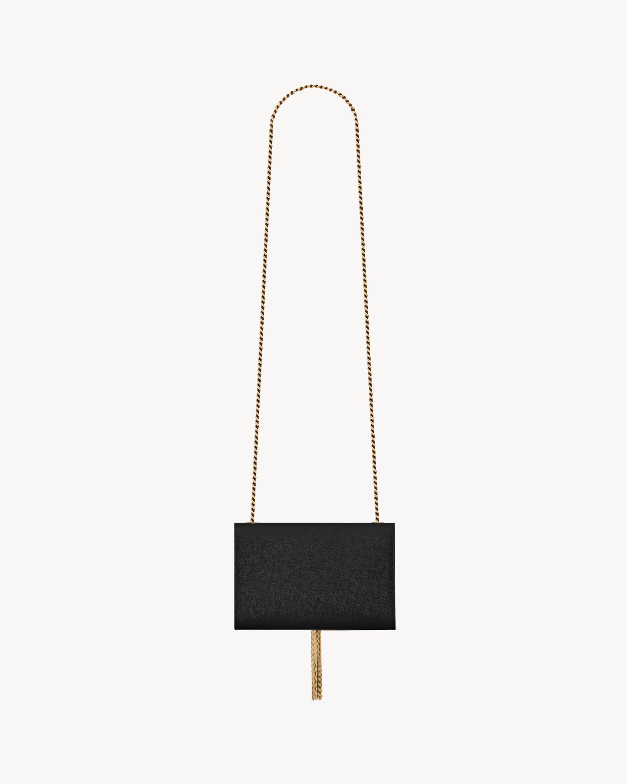 KATE SMALL TASSEL IN GRAIN DE POUDRE EMBOSSED LEATHER Product Image