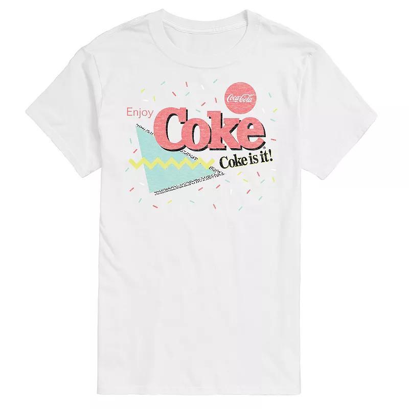 Mens CocaCola 90s Coke Is It Logo Graphic Tee Product Image