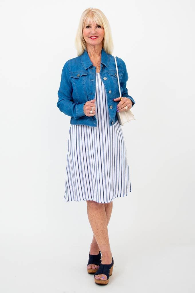 Blue Sky Colleen Jacket, Tencel Denim Product Image