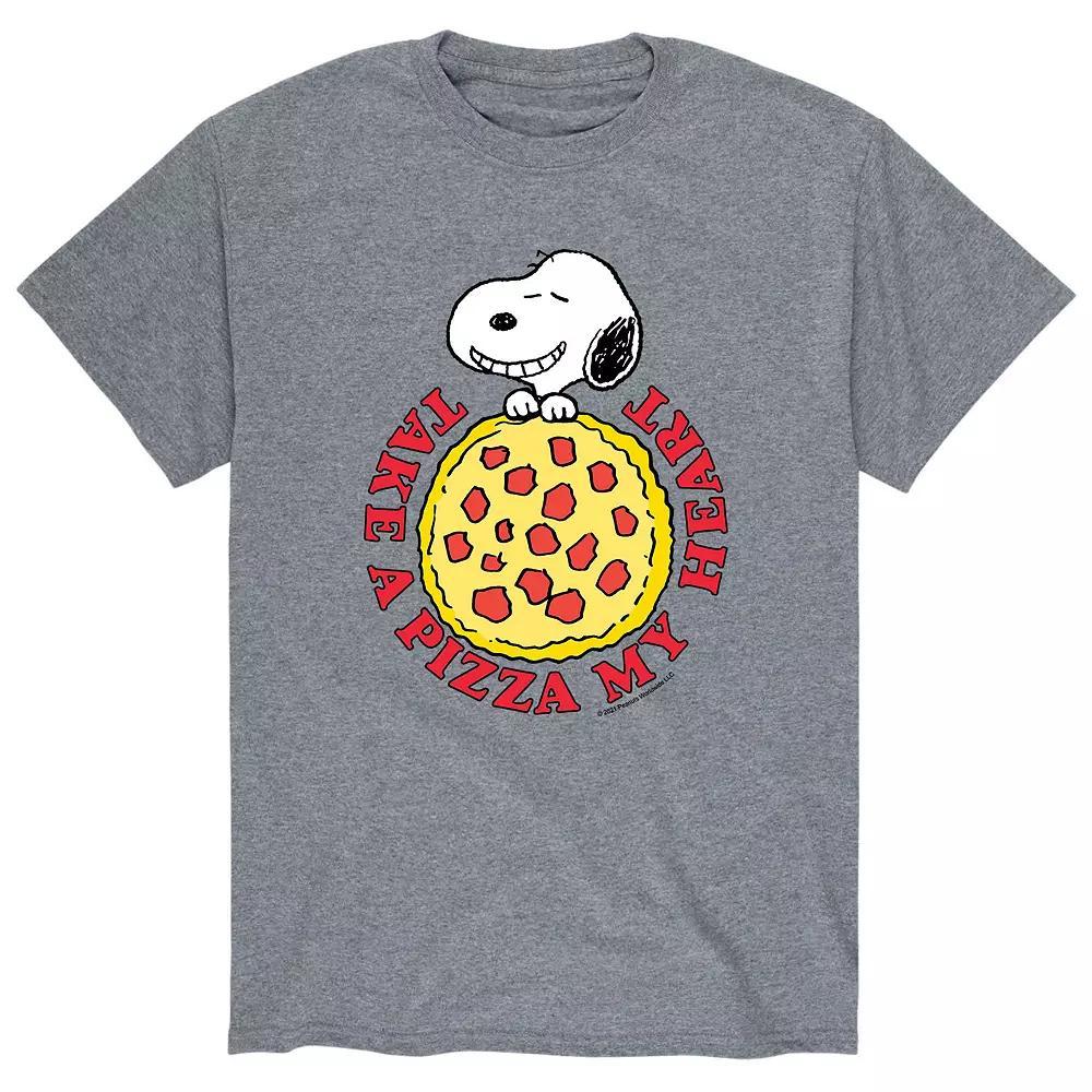 Mens Peanuts Pizza My Heart Tee Product Image