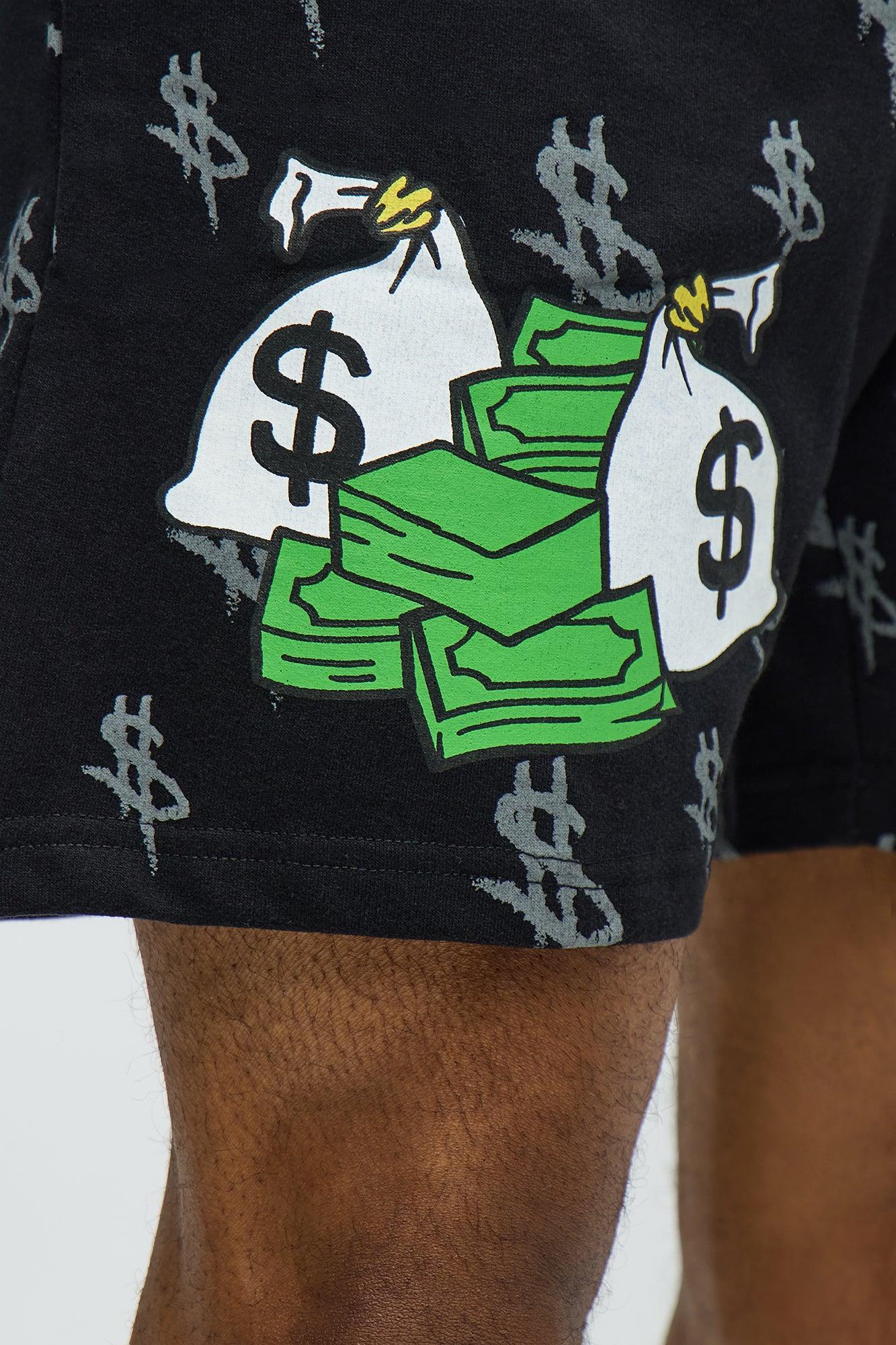 Paper Chase Academy Sweatshorts - Black Product Image