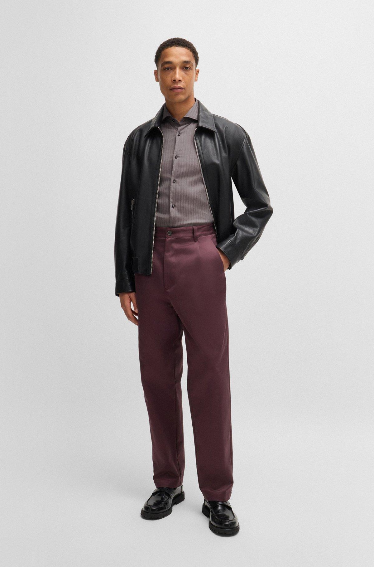 Casual-fit shirt in herringbone twill Product Image