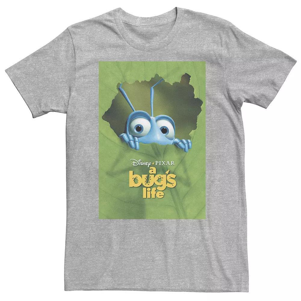 Big & Tall Disney / Pixar A Bug's Life Flik Leaf Poster Tee, Men's, Size: 3XL, Athletic Grey Product Image