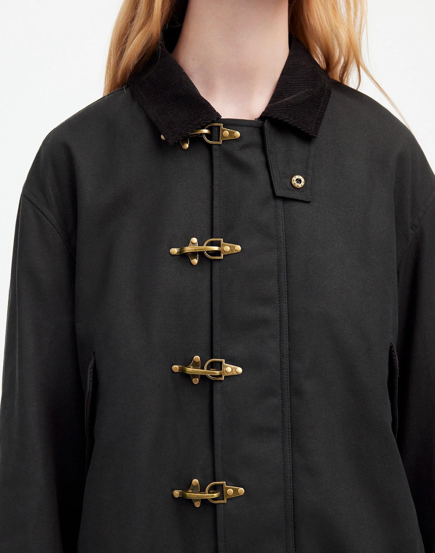 Madewell x Alpha Industries Waxed Cotton Car Coat Product Image